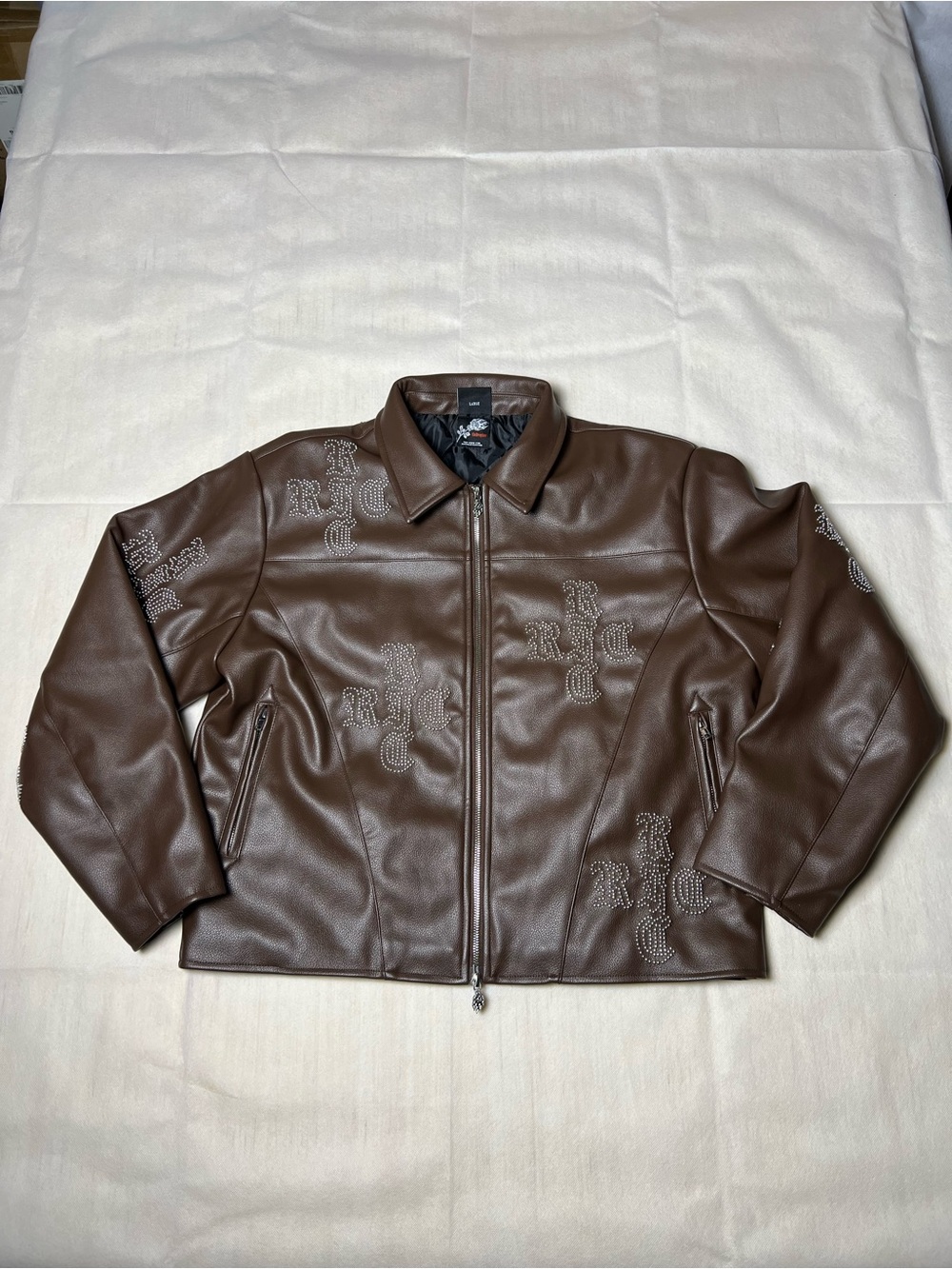 Civil Regime Leather Jacket Men’s Size Large